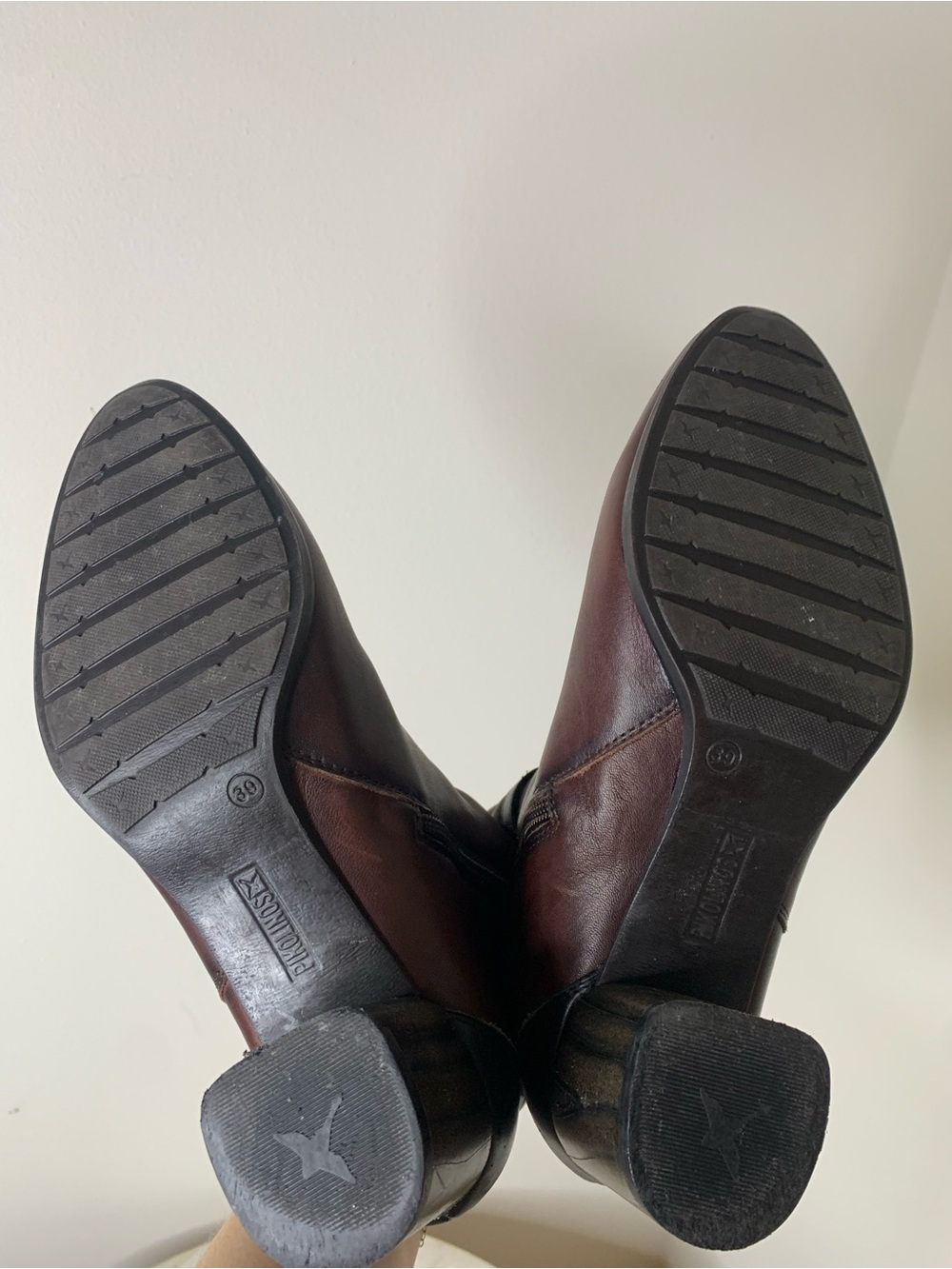 PIKOLINOS boots ankle sz 8.5 leather women’s EU 39 brown black black - Picture 5 of 9